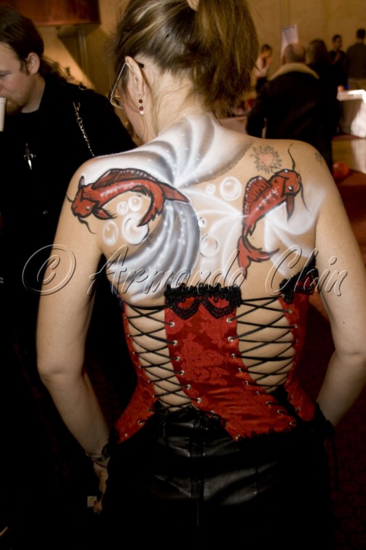 Koi bodypaint