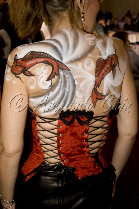 Koi bodypaint