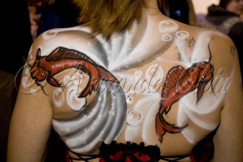 Koi bodypaint