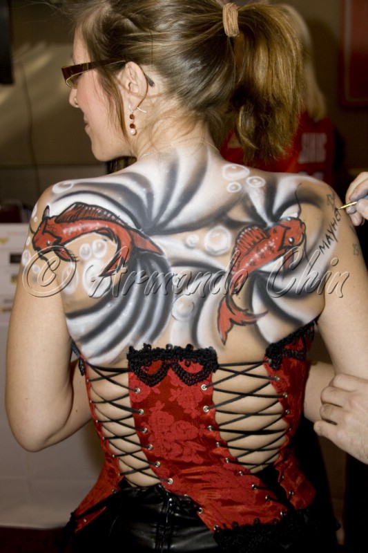 Koi bodypaint
